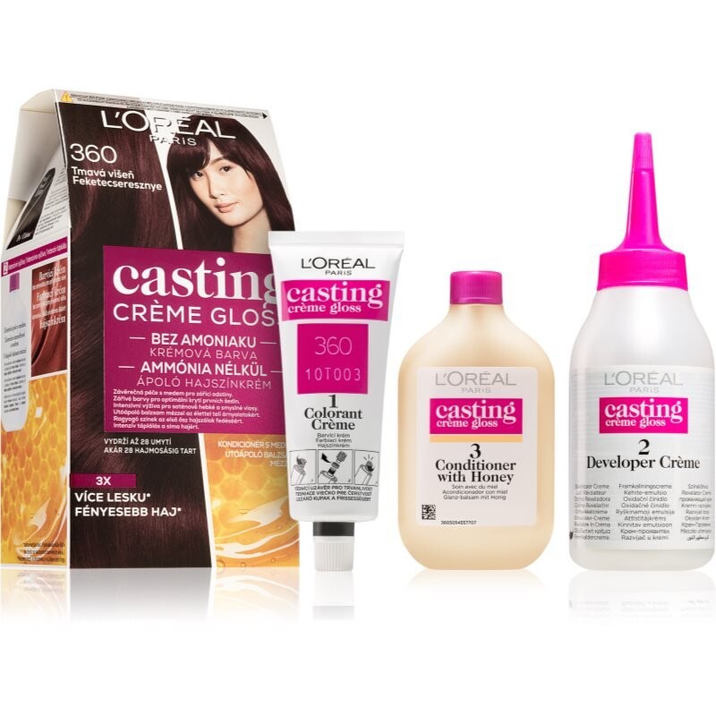 

Краска для волос L'Oreal Paris Casting Creme Gloss оттенок 360 Black Cherry 1 шт L’Oreal Paris