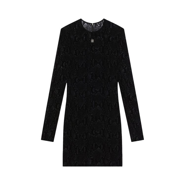 

Платье Givenchy Flocked Mini Dress, Black