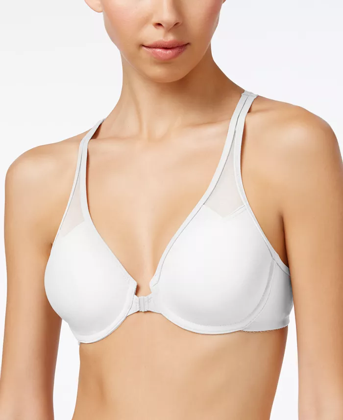 

Бюстгальтер Body by Wacoal Racerback с косточками и передней застежкой 65124, белый