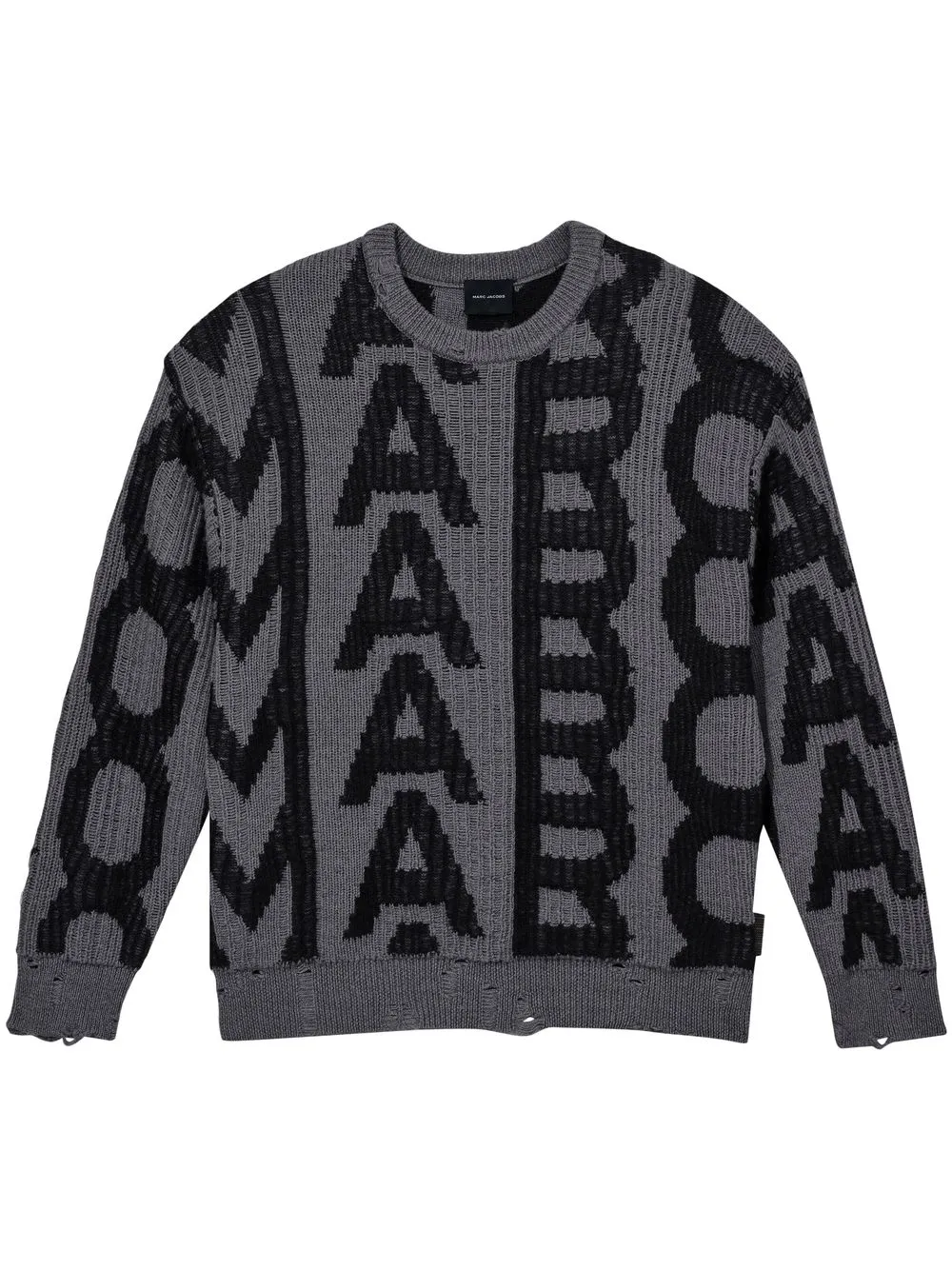 

Джемпер The Monogram с эффектом потертости MARC JACOBS, серый