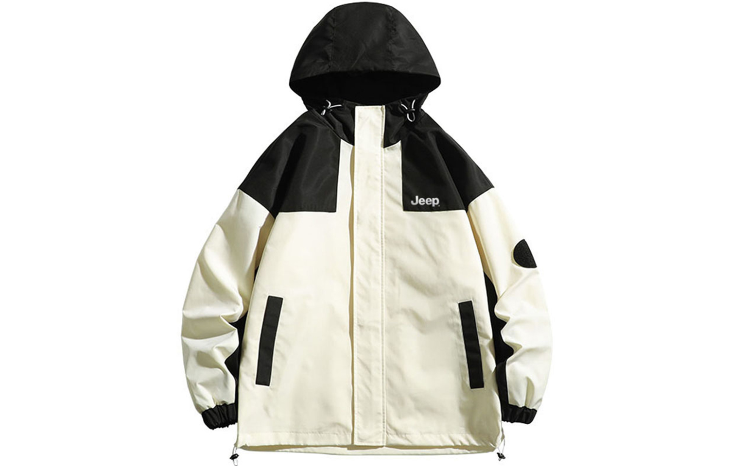 

Куртка унисекс Jeep, цвет White gray (panda style single jacket)