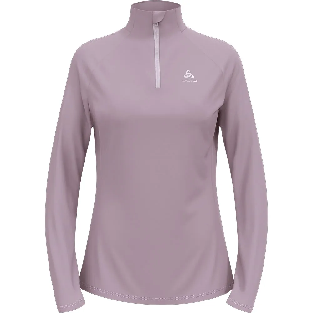 

Толстовка Odlo Essential Ceramiwarm half zip, фиолетовый