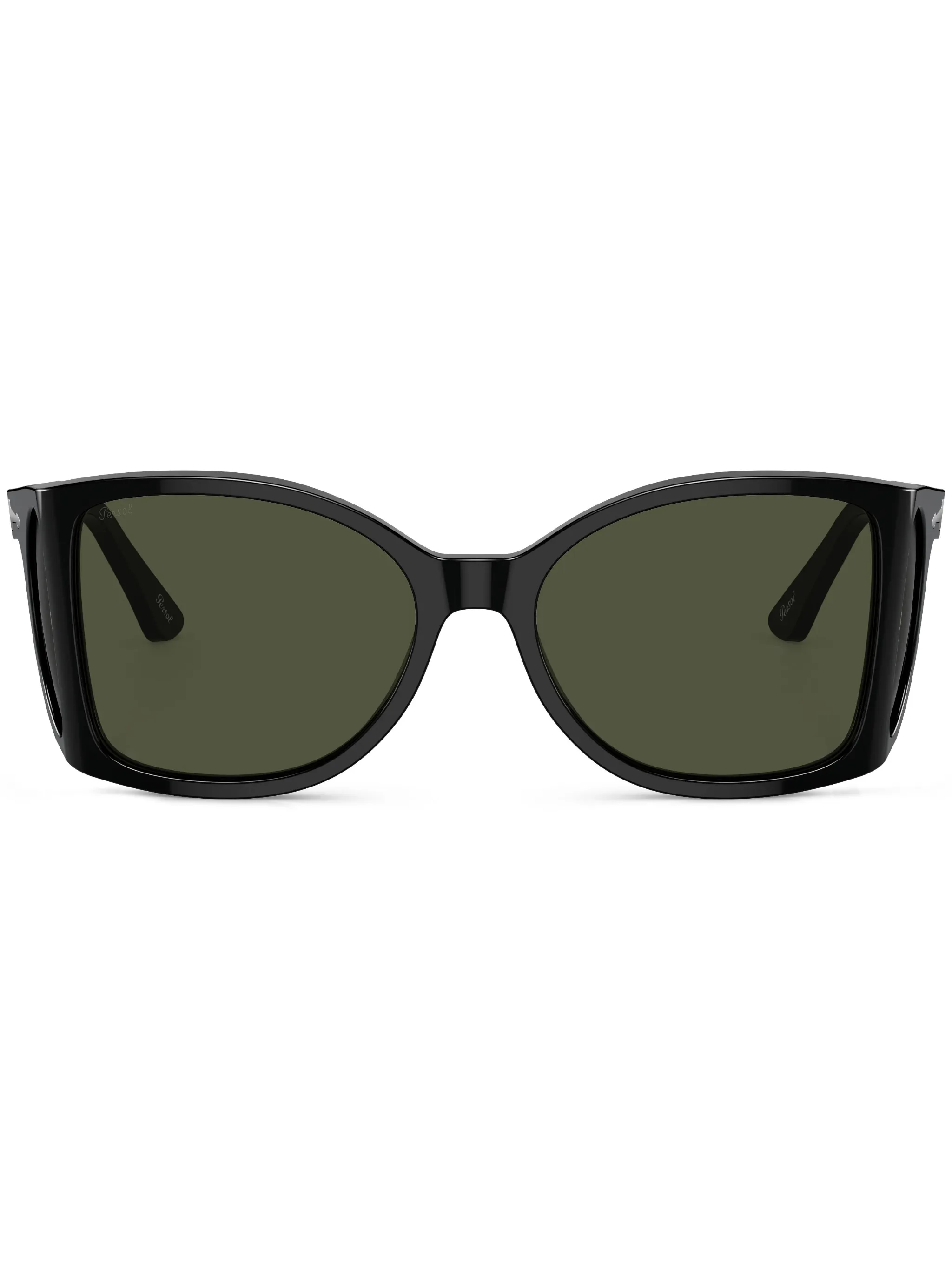 

Солнцезащитные очки в массивной оправе Persol, черный