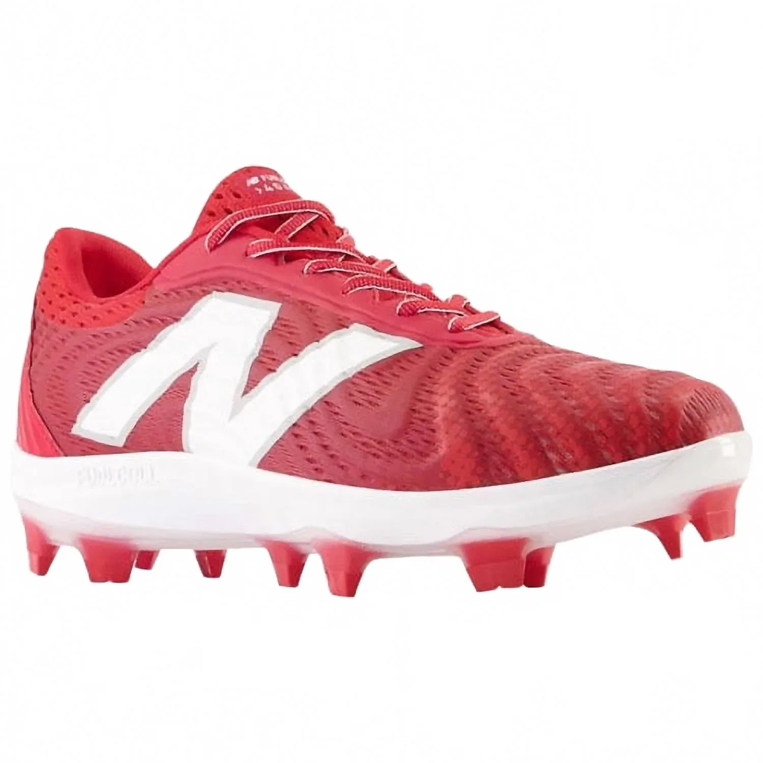 New Balance Мужские беговые кроссовки Fuelcell 4040V7 с формованными шипами, красные — фото 2