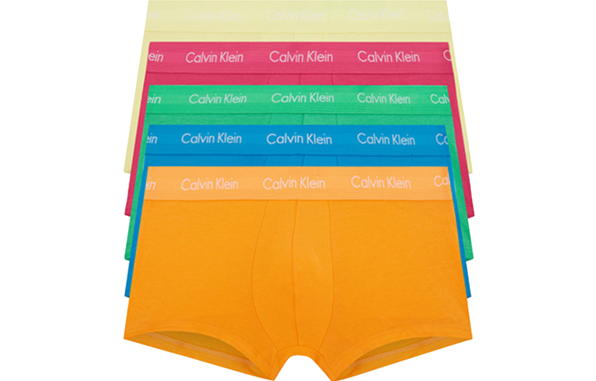 

Мужские боксеры Calvin Klein, оранжевый/желтый/красный/зеленый/синий (5 шт)