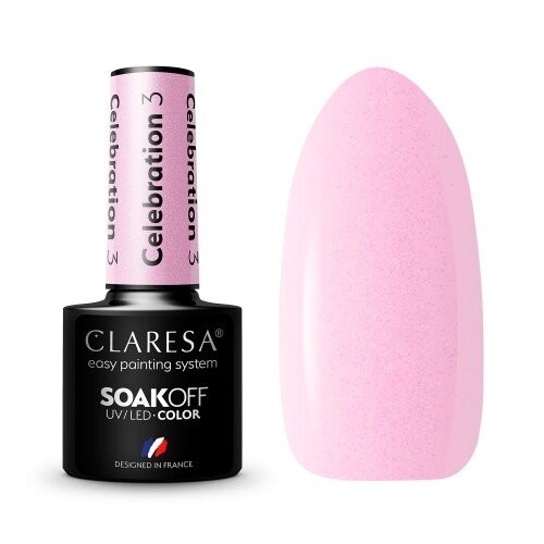 

Гибридный лак для ногтей Celebration 3, 5 г Claresa