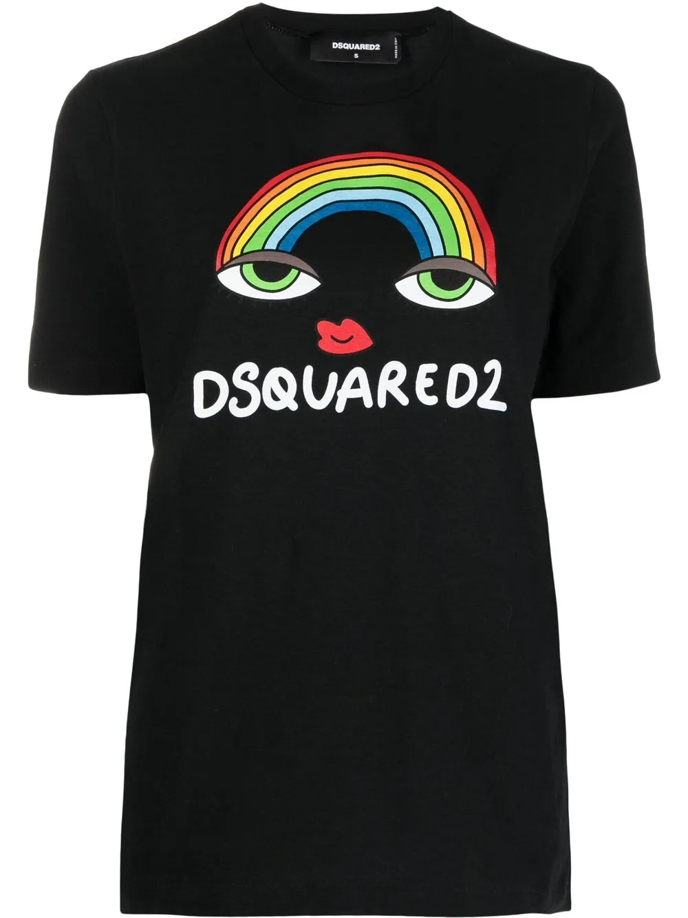 

Футболка с логотипом Dsquared2, черный