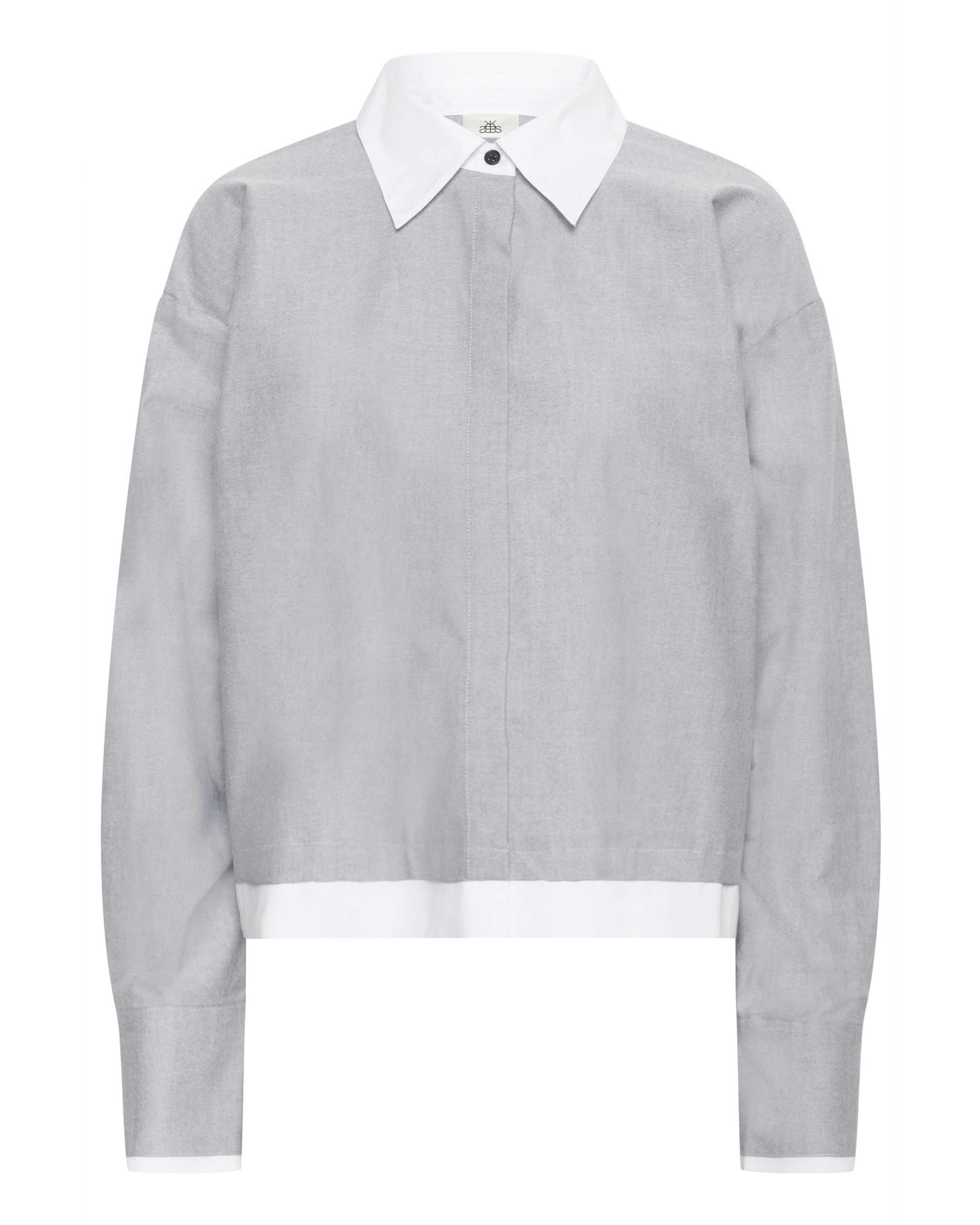 

KAREN BY SIMONSEN Рубашка 'KBDeborah Tessa' в сером цвете