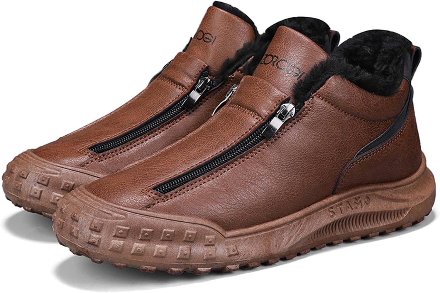 

Мужские повседневные спортивные кроссовки - Зимние мягкие теплые кроссовки - Модные повседневные кроссовки для активного отдыха - Нескользящие рабочие кроссовки - Удобные кроссовки для отдыха Dzbajrqm, коричневый