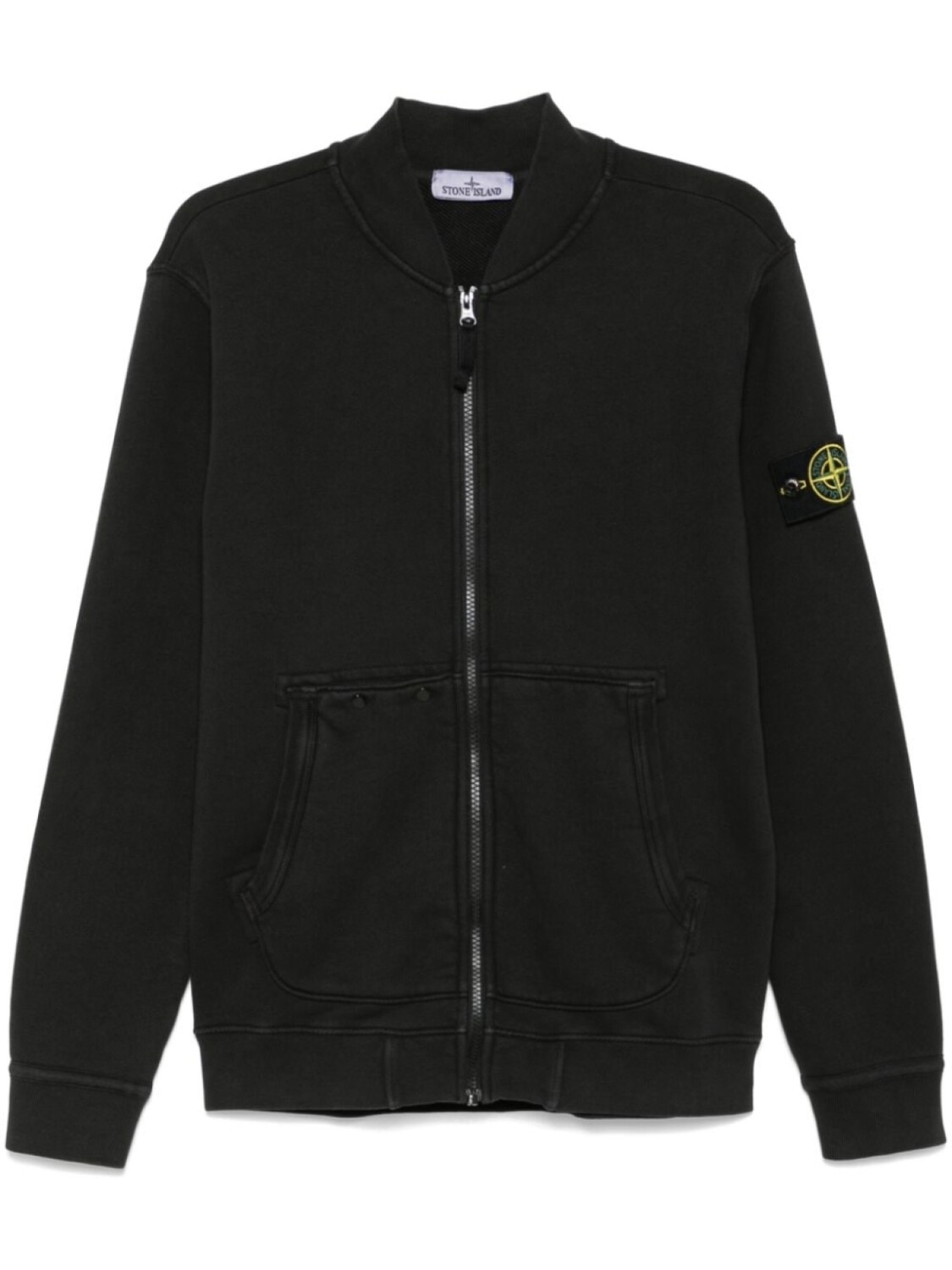 

Толстовка на молнии Stone Island, черный