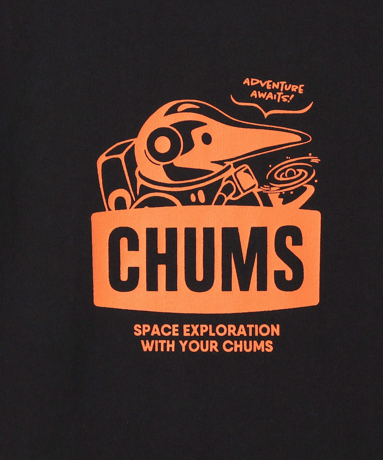 Мужская/Детская футболка CHUMS Space Booby с принтом белая — фото 4