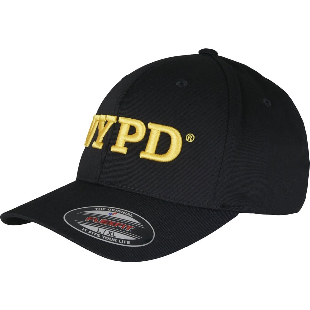 

Бейсболка Brandit NYPD 3D Logo Flexfit, черный