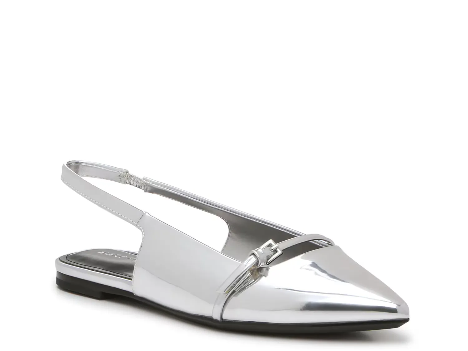 

Балетки Elema Slingback Flat Marc Fisher, серебряный/металлик