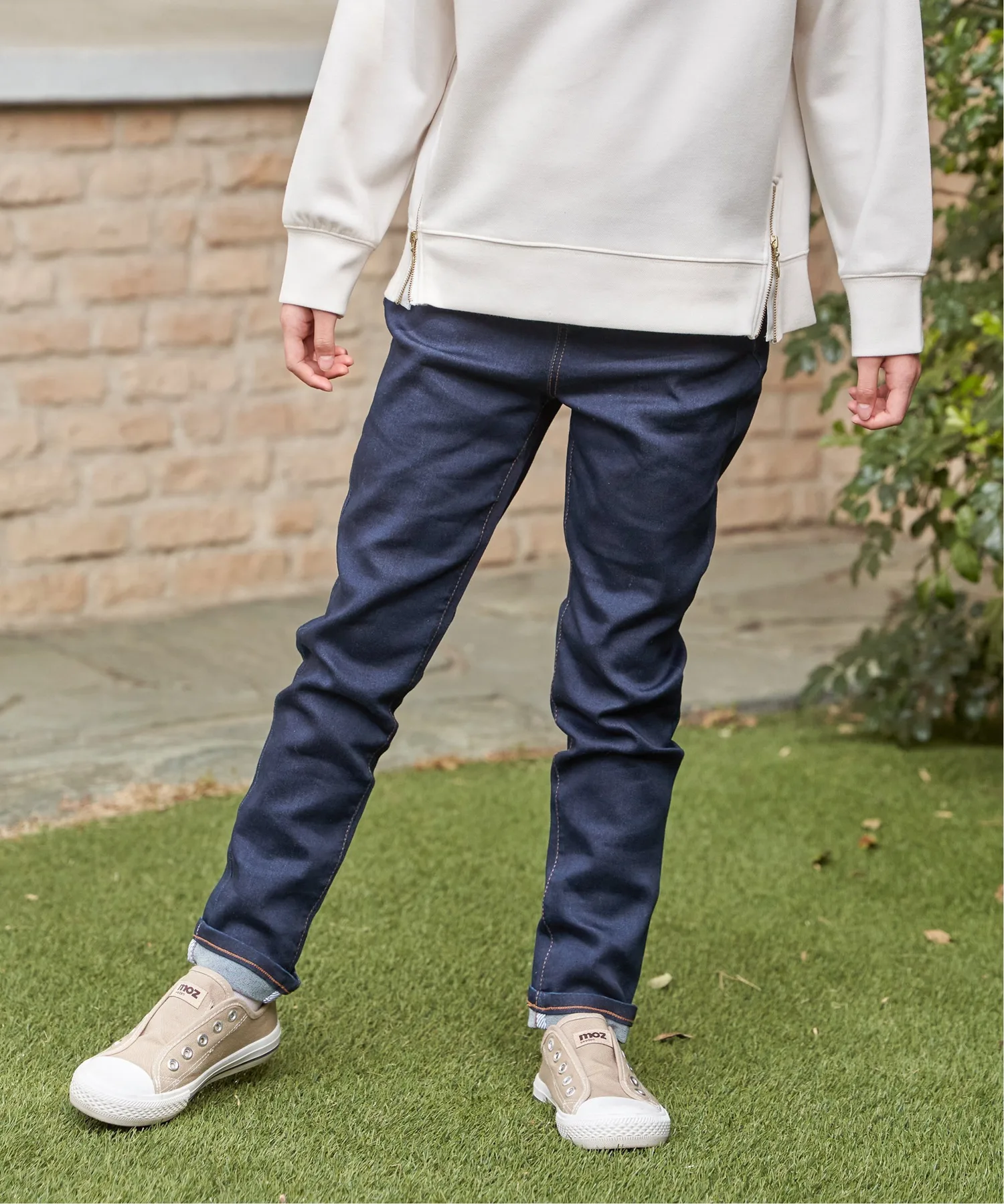 Удобные штаны GOKU, суперэластичные, для девочек (120-160 см) Ikka, Dark Navy — фото 2