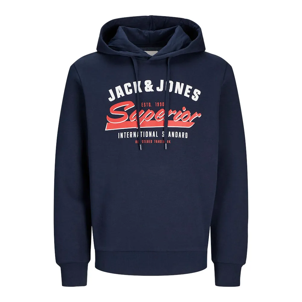 

Худи Jack & Jones Logo 2 Plus Size, синий