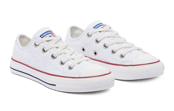 Кроссовки chuck taylor all star low top 'vintage white' Converse, белый — фото 4