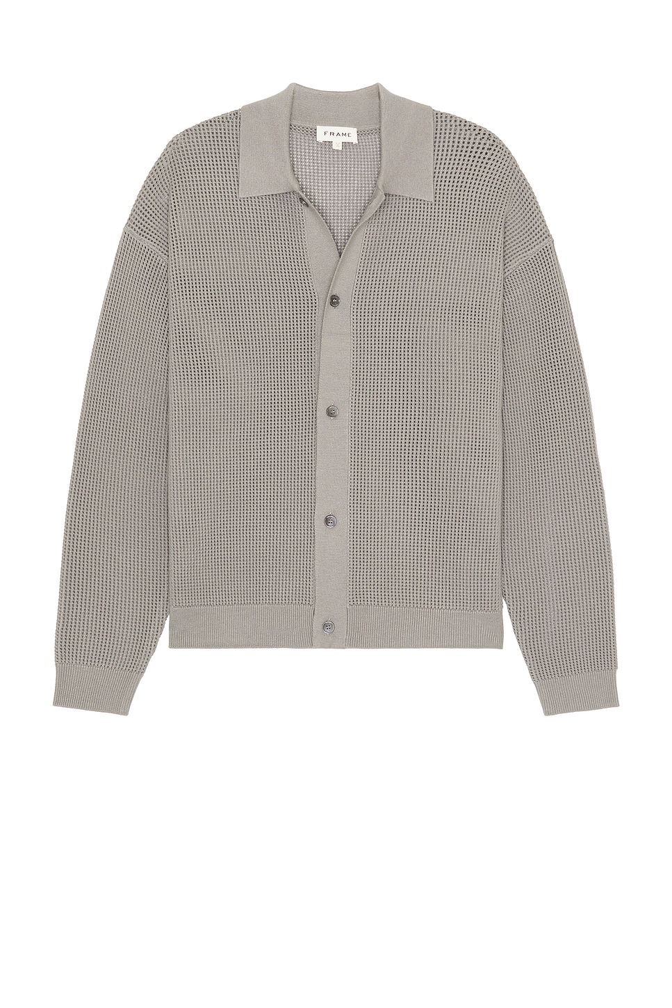 

Кардиган из ажурной вязки Frame, cloud grey