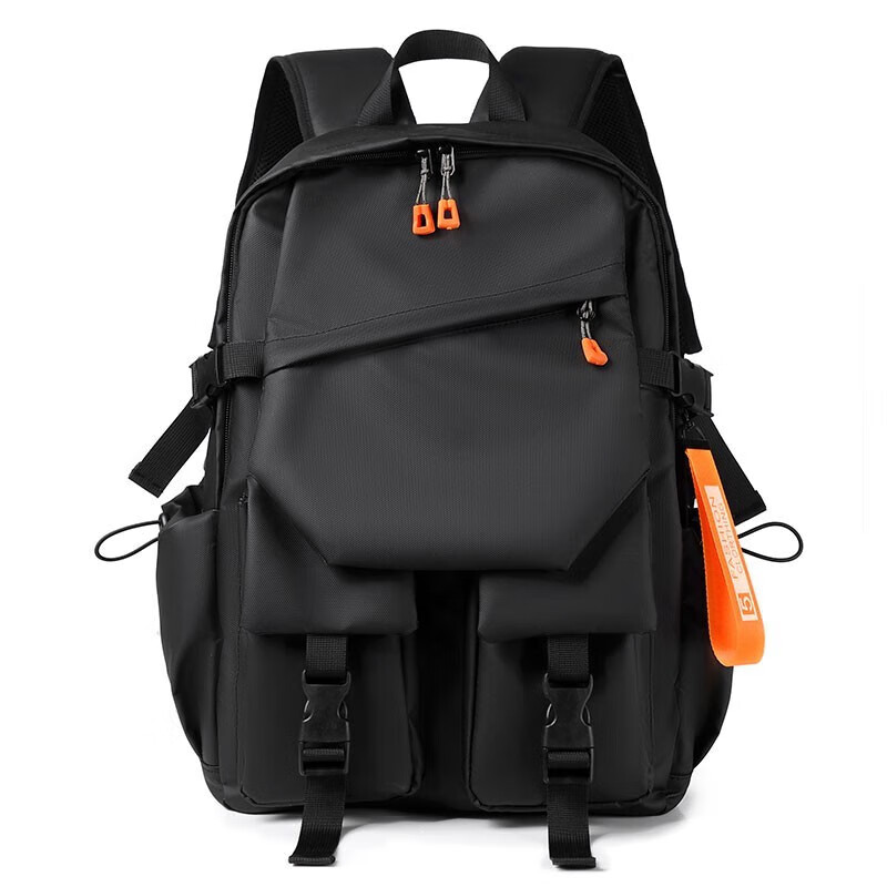 

WARRIOR Большой унисекс рюкзак из нейлона черно-серый, Black[Multi-Compartment]