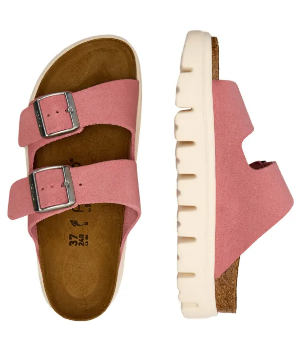 Тапочки из кожи Birkenstock x Papillo Arizona Narrow fit Birkenstock, розовый — фото 4