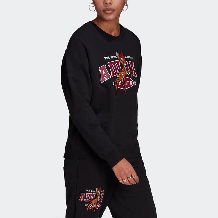 Женская толстовка Disney X Disney, черная Adidas Originals — фото 4