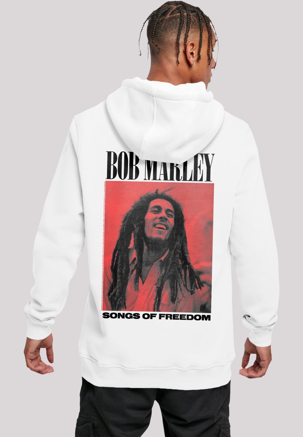 

Толстовка BOB MARLEY SONGS OF FREEDOM REGGAE MUSIC - Hoodie F4NT4STIC, белый