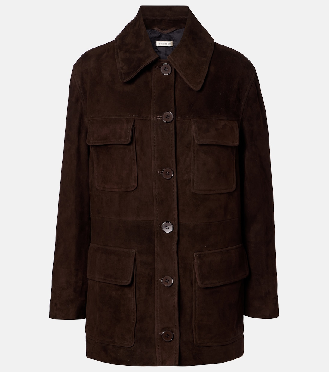 

Куртка Lorien из замши Nour Hammour, Mocha Suede
