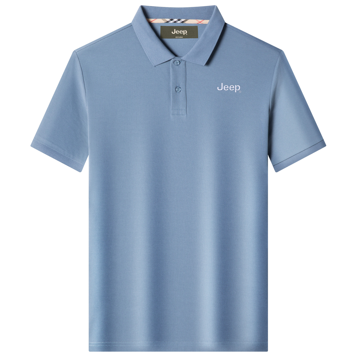 

Футболка-поло Unisex с воротником-поло, умеренно прямого кроя Jeep, серый синий