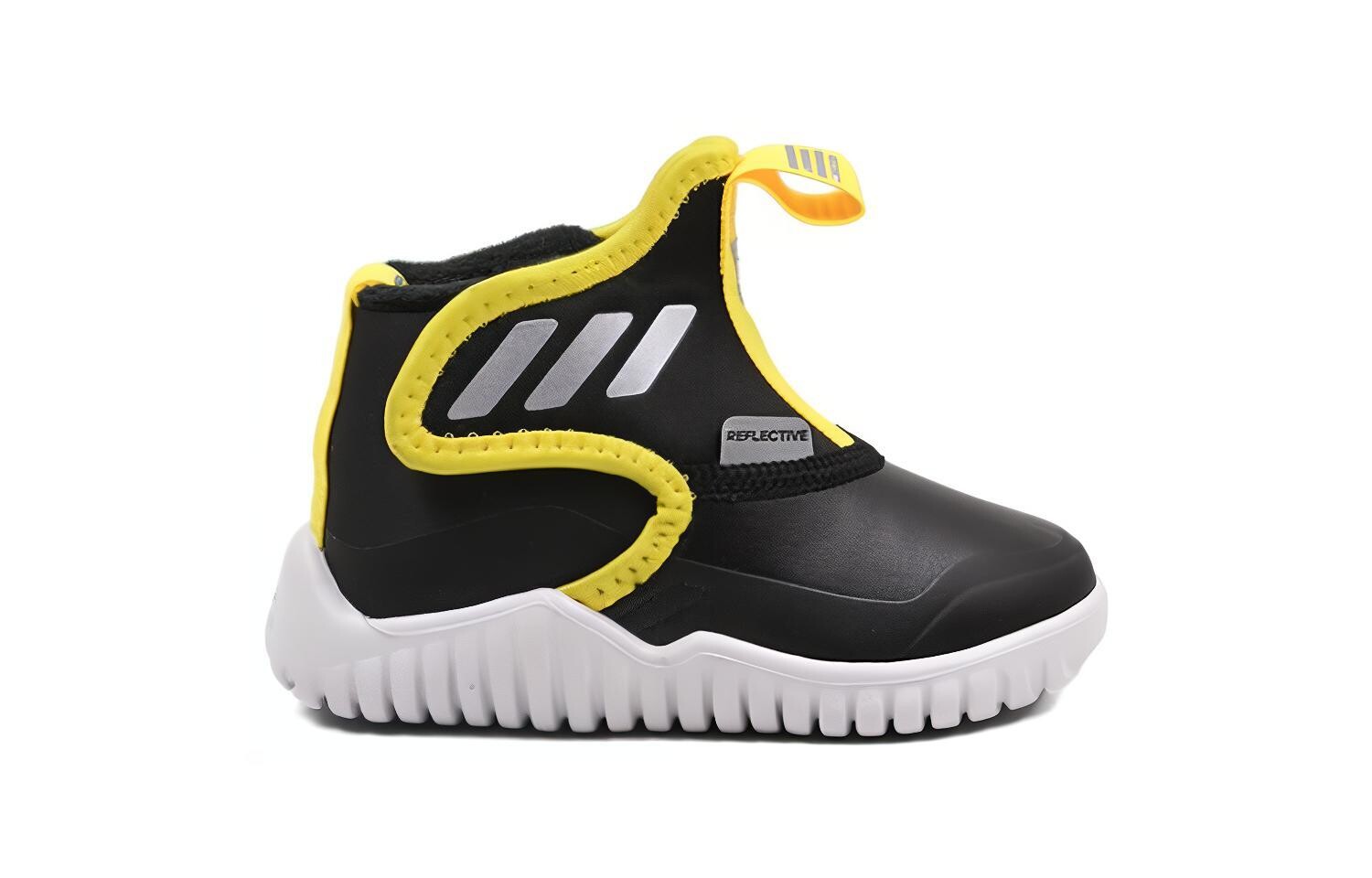 Кроссовки adidas Rapidazen I Toddler Shoes TD High-top Black/yellow — фото 2