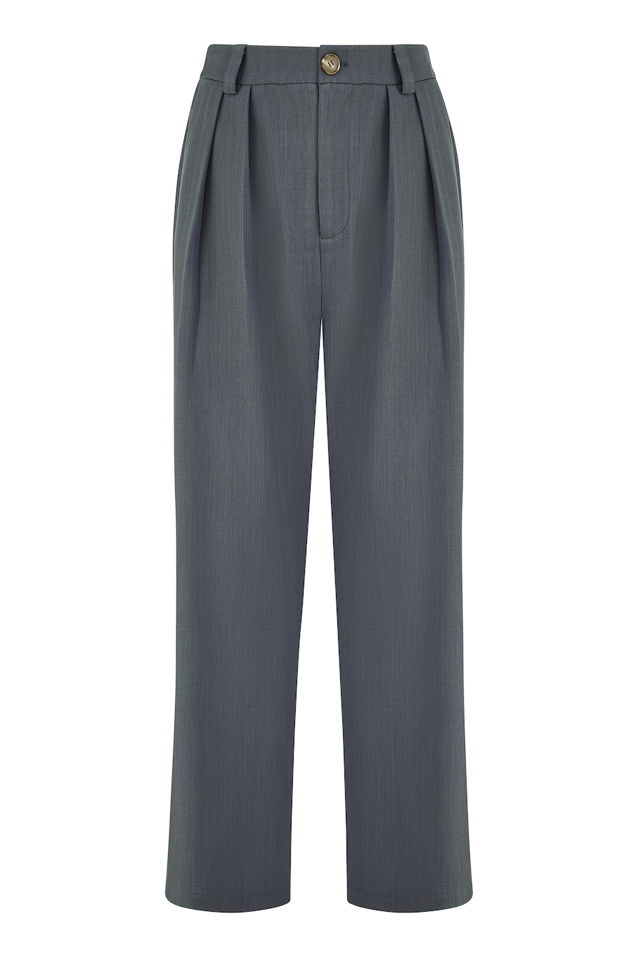 

Свободные брюки со складками спереди Yumi, серый