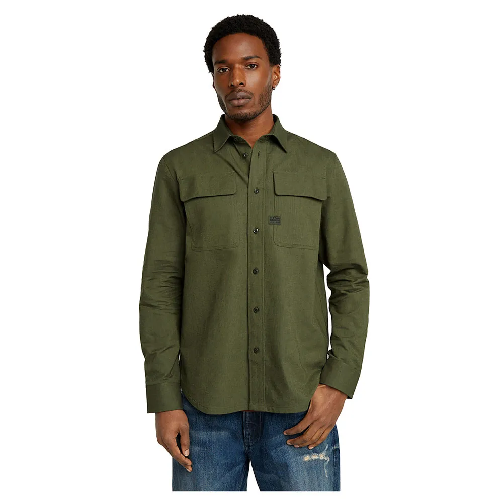 

Рубашка G-Star Cpo Regular Fit, зеленый