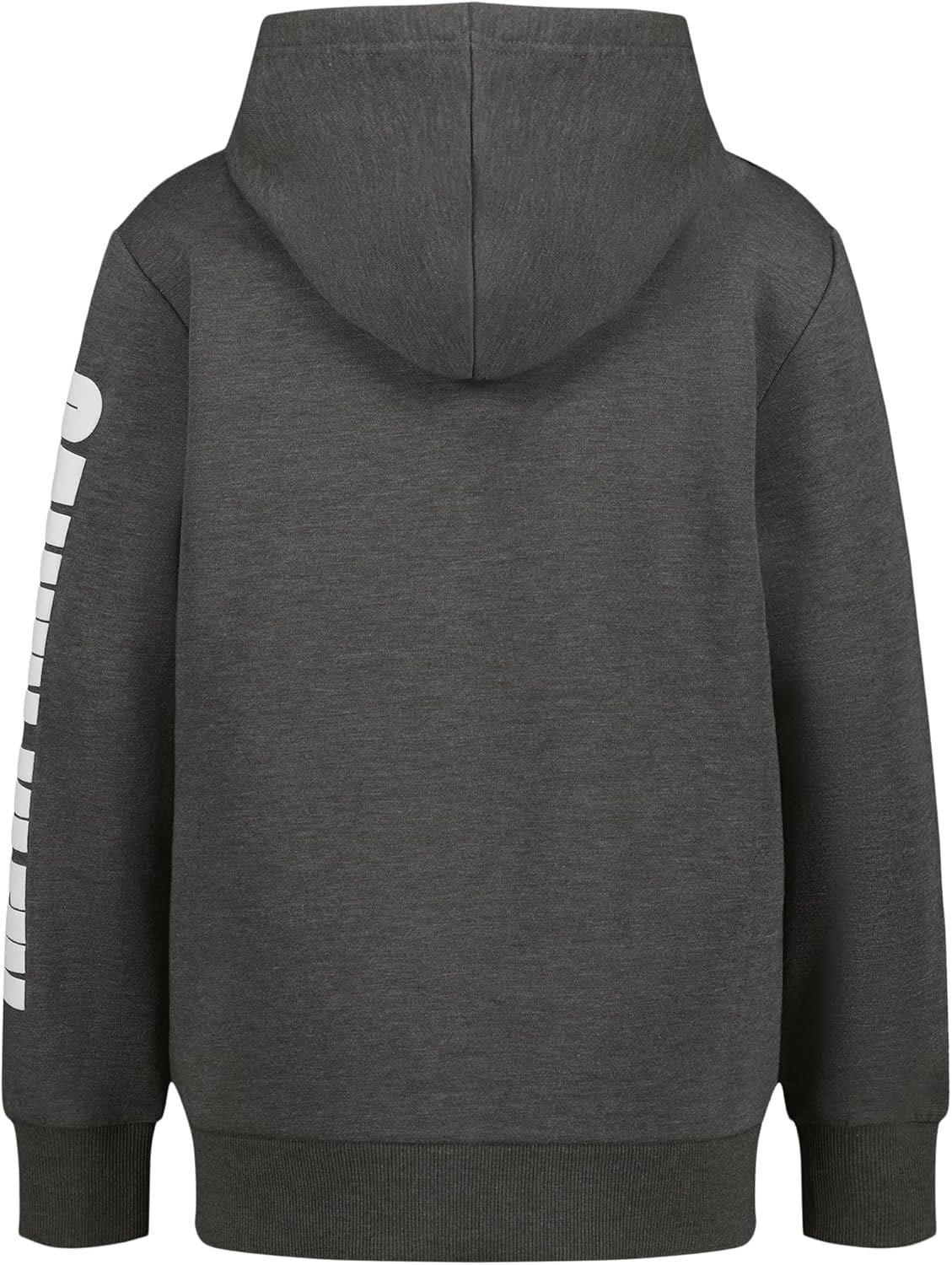 Толстовка Calvin Klein Boys с длинным рукавом и молнией из флиса, Impact Charcoal Heather — фото 3