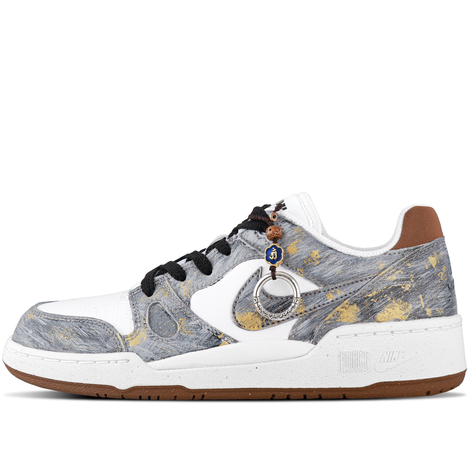 

Полноценная устойчивость к истиранию, баланс, легкость, увеличивающие рост низкие кроссовки для скейтбординга мужские Nike, черный серый золотой