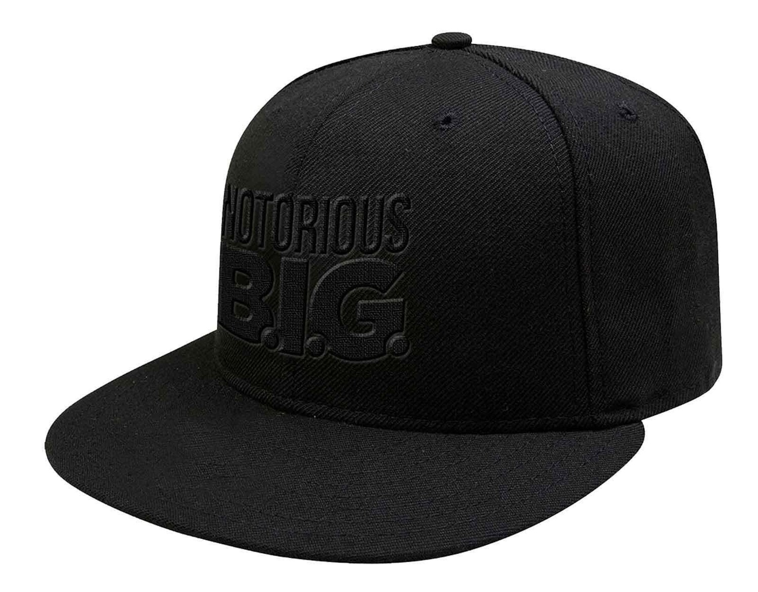 

Бейсбольная кепка Snapback с логотипом "Черный на черном" Biggie Smalls, черный