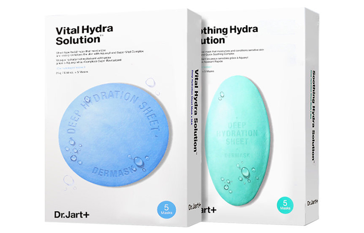 Маска для лица Dr. Jart+ — DIJIATING Blue Green Pill комбо успокаивающая, увлажняющая и питающая для всех типов кожи — фото 2