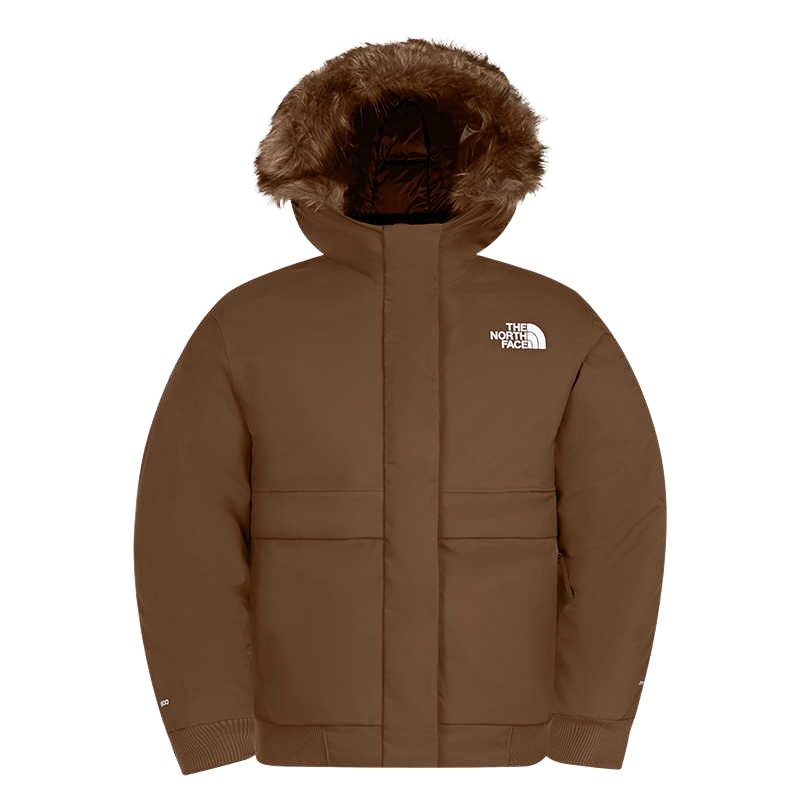 

THE NORTH FACE Коричневая пуховая куртка для женщин, Brown