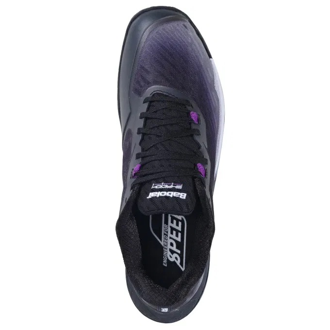 Мужские кроссовки для бадминтона «Shadow Tour 5» от Babolat, Bk/Pp — фото 4