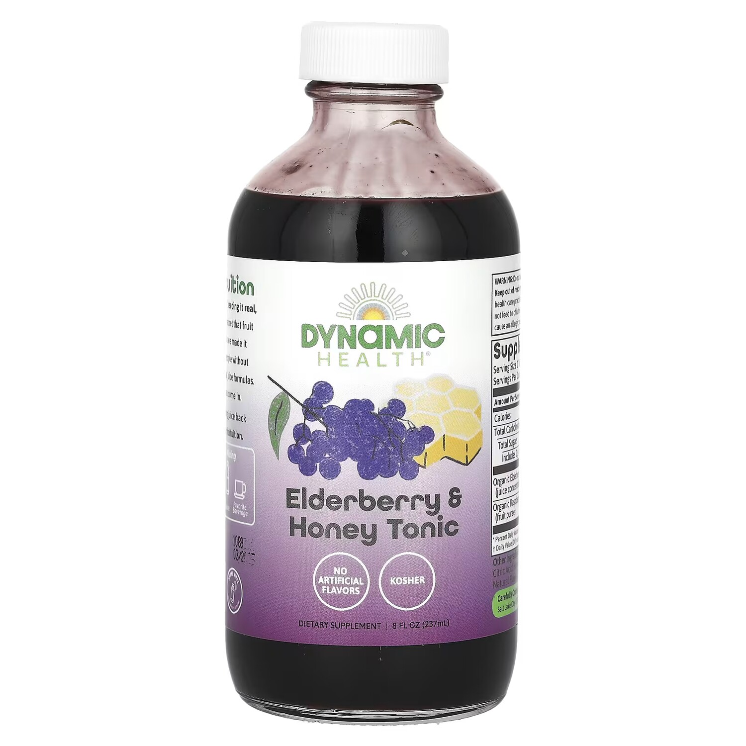 

Тоник Dynamic Health с бузиной и медом, 237 мл