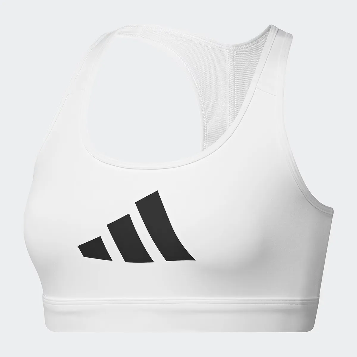

Женский топ Powerreact Big Logo Graphic Adidas, белый
