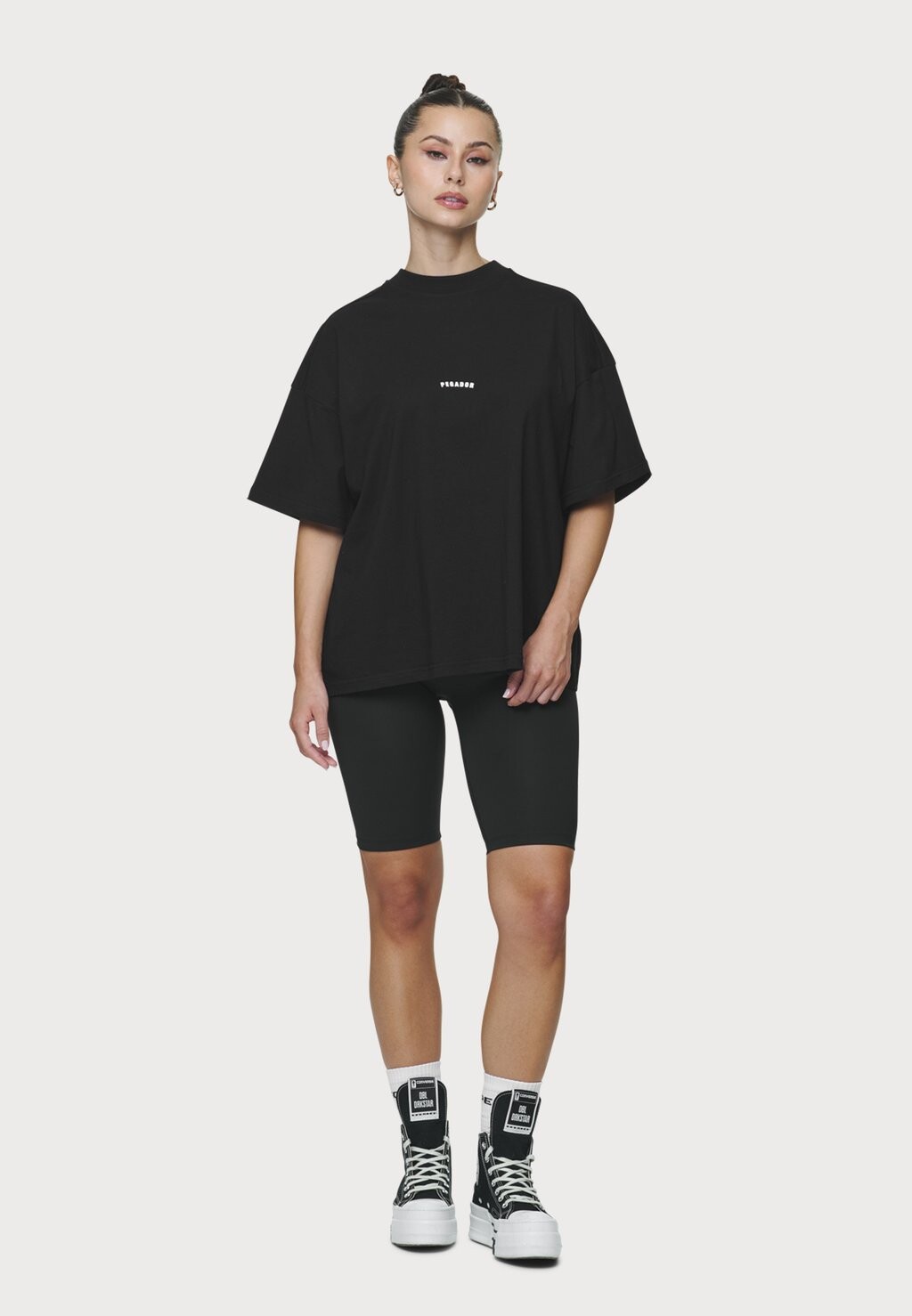 

Футболка с принтом GABI HEAVY OVERSIZED TEE Pegador, черный