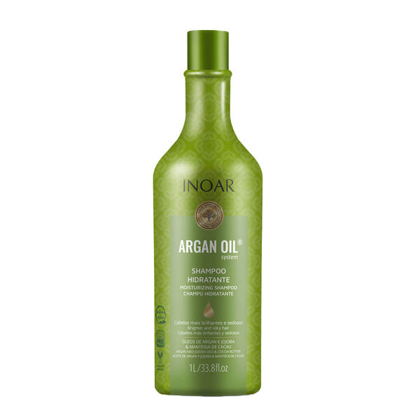 

Разглаживающий шампунь для волос, 1000 мл Inoar Argan oil