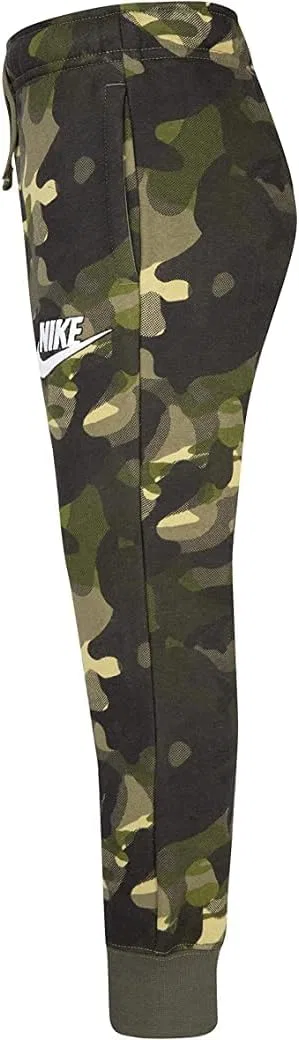 Детские флисовые штаны Nike Boy's Club Fleece AOP (для малышей), Medium Olive — фото 4