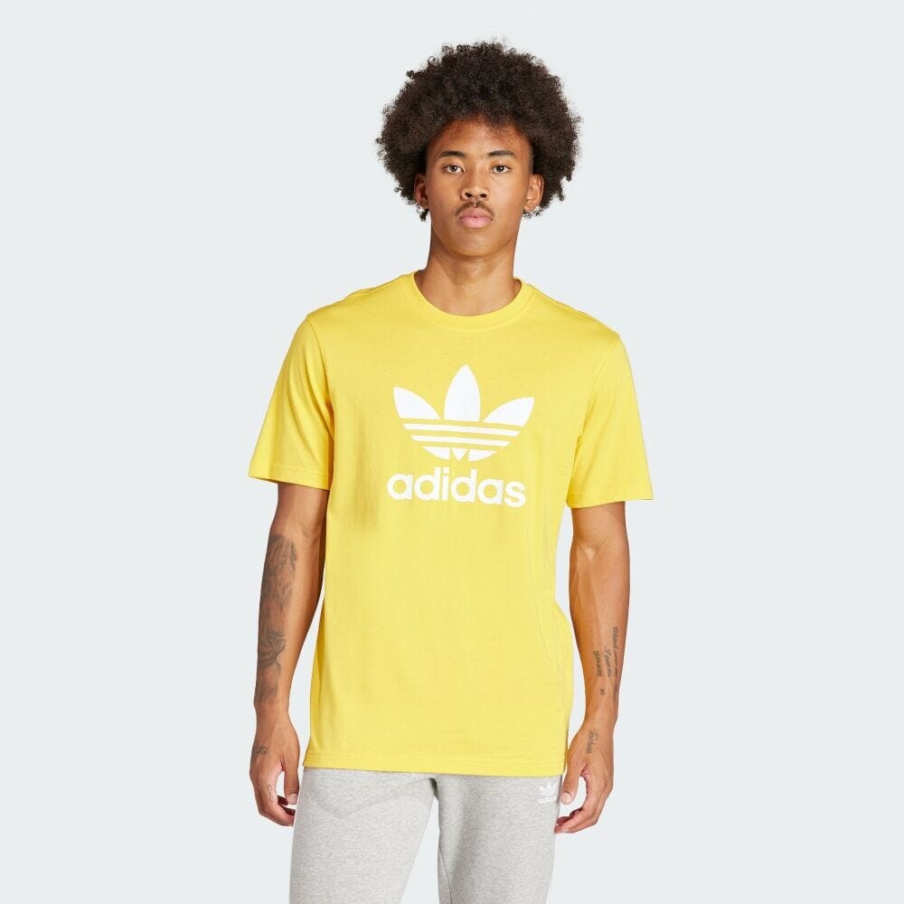 

Футболка Adidas Adicolor Trefoil Short Sleeve T-Shirt, цвет Bold Gold