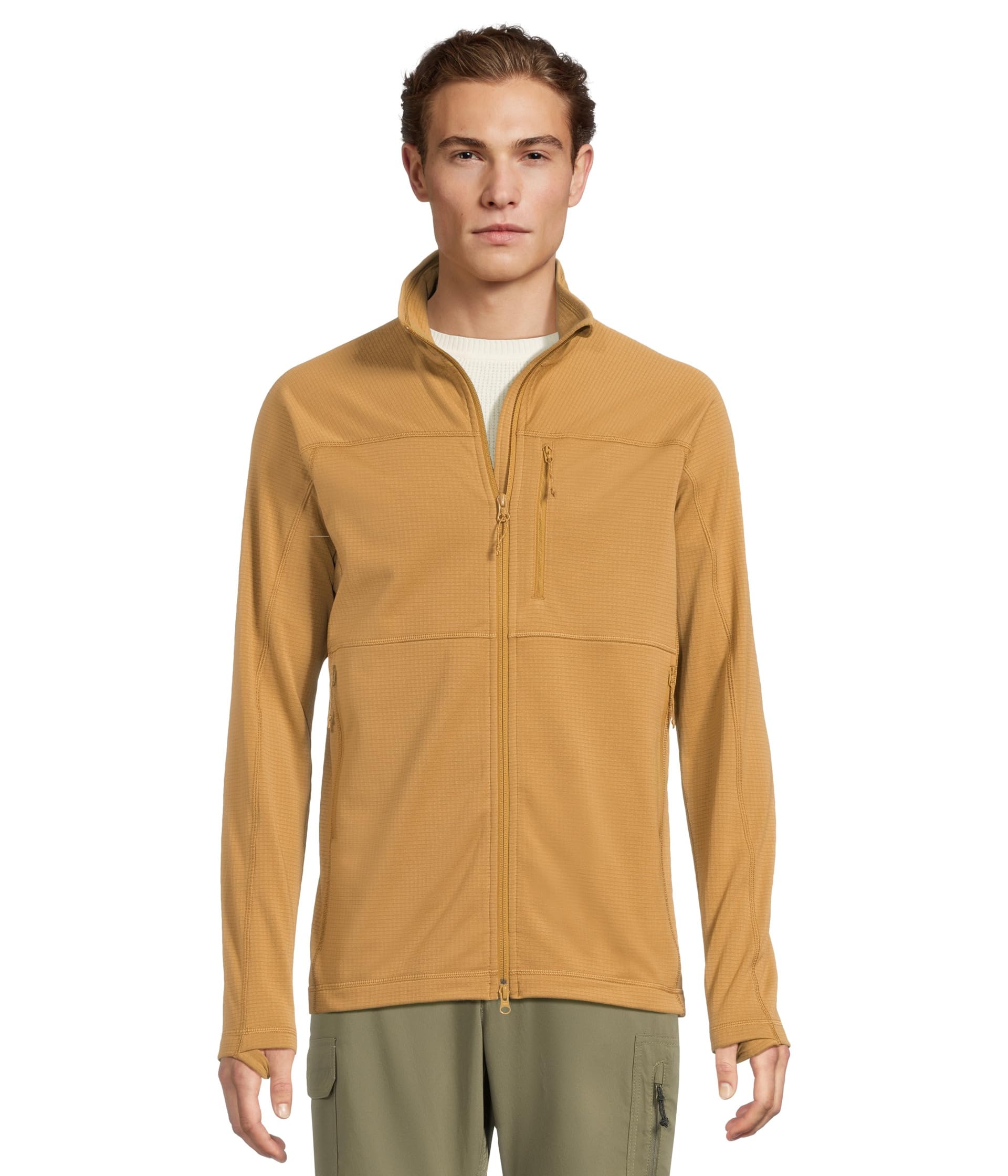 

Куртка Fjällräven Abisko Lite Fleece Jacket, цвет Buckwheat Brown