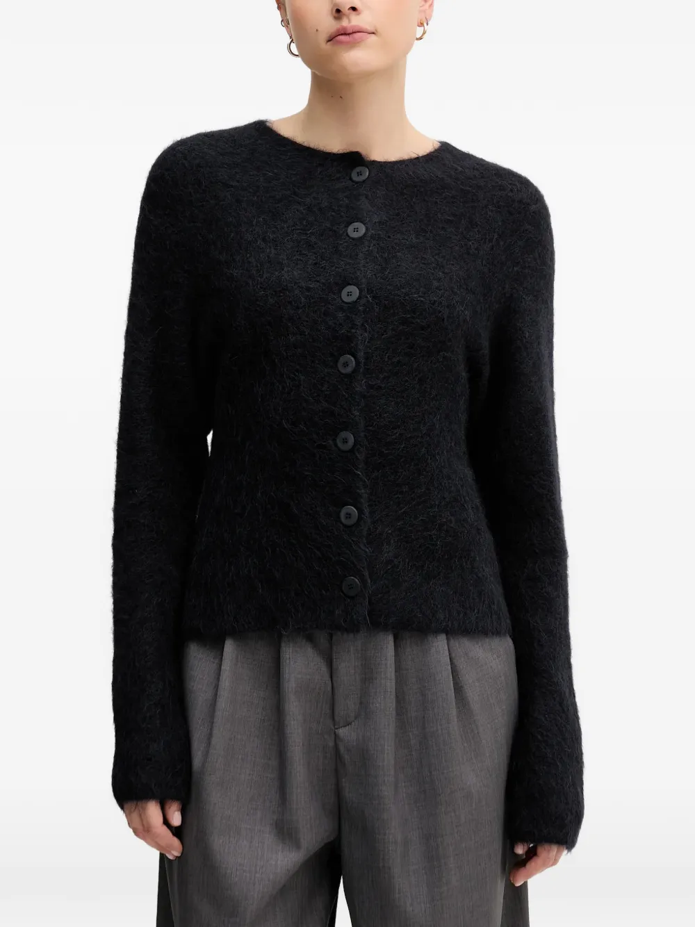 

Кардиган на пуговицах Sandro Ferrone, черный