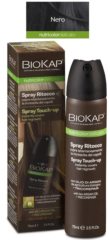 

Краска для волос Biokap Nutricolor Spray Touch Up Black