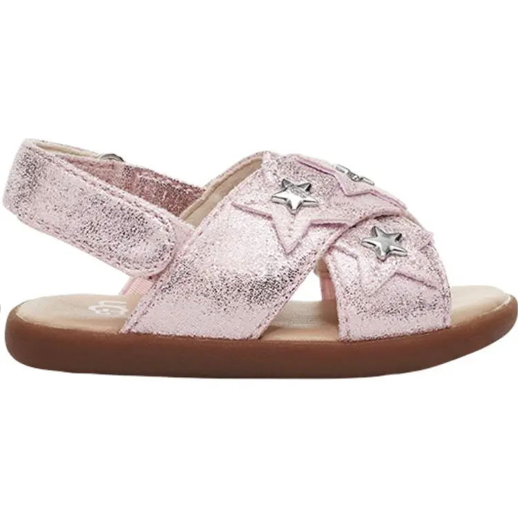 UGG Противоскользящие износостойкие низкие детские ботинки Crystal Pink для малышей — фото 3