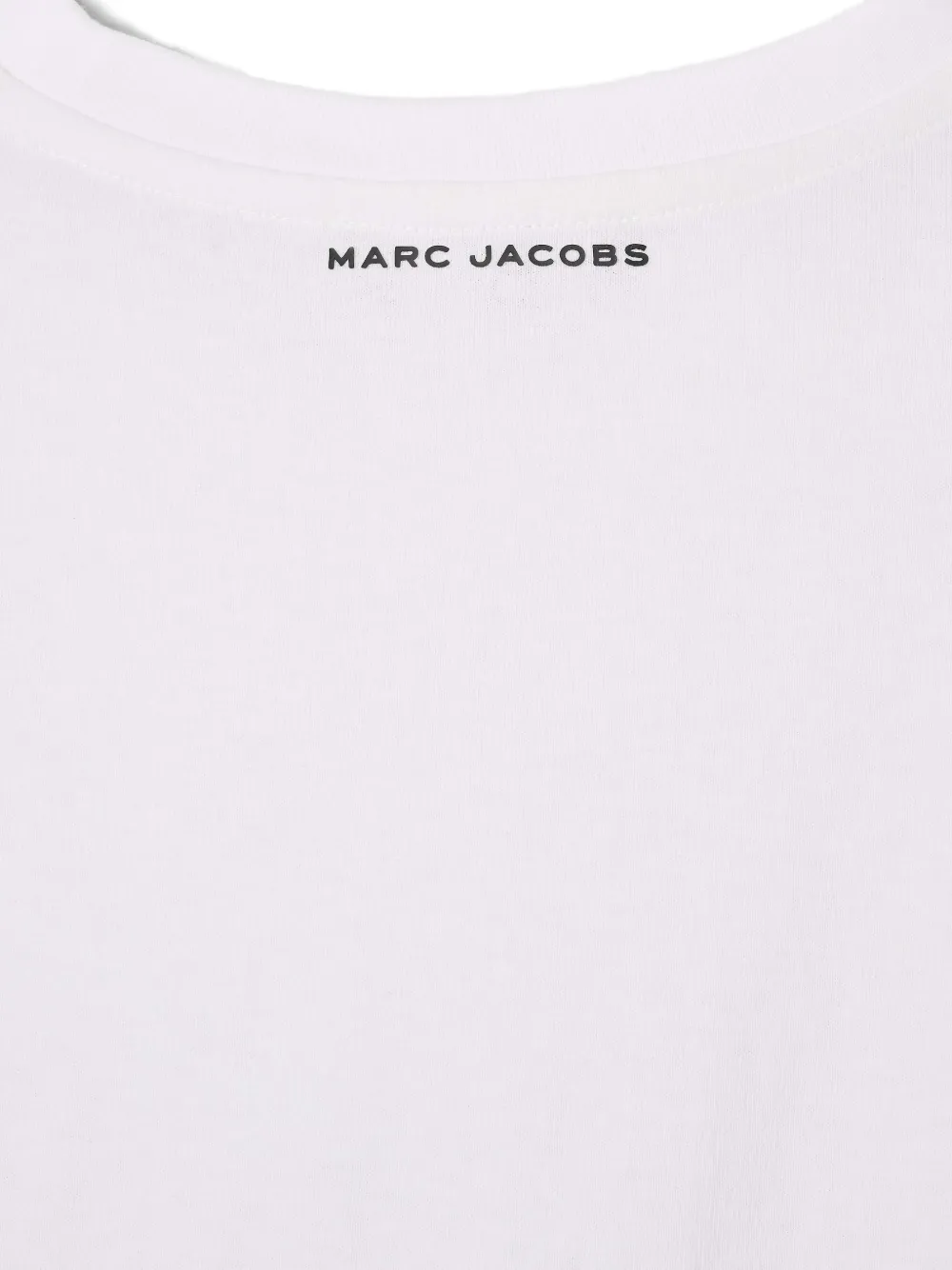 Футболка с круглым вырезом и принтом-тромплей Marc Jacobs, белый — фото 4