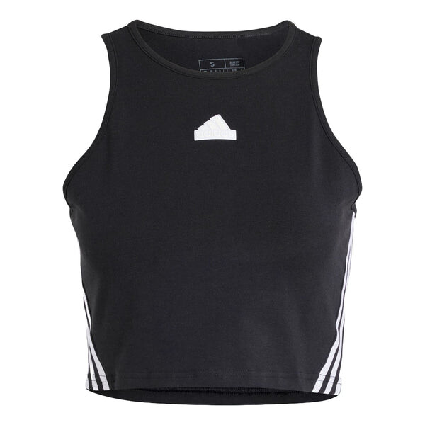 

Топ future icons 3 полоски майка азиатские размеры Adidas, черный