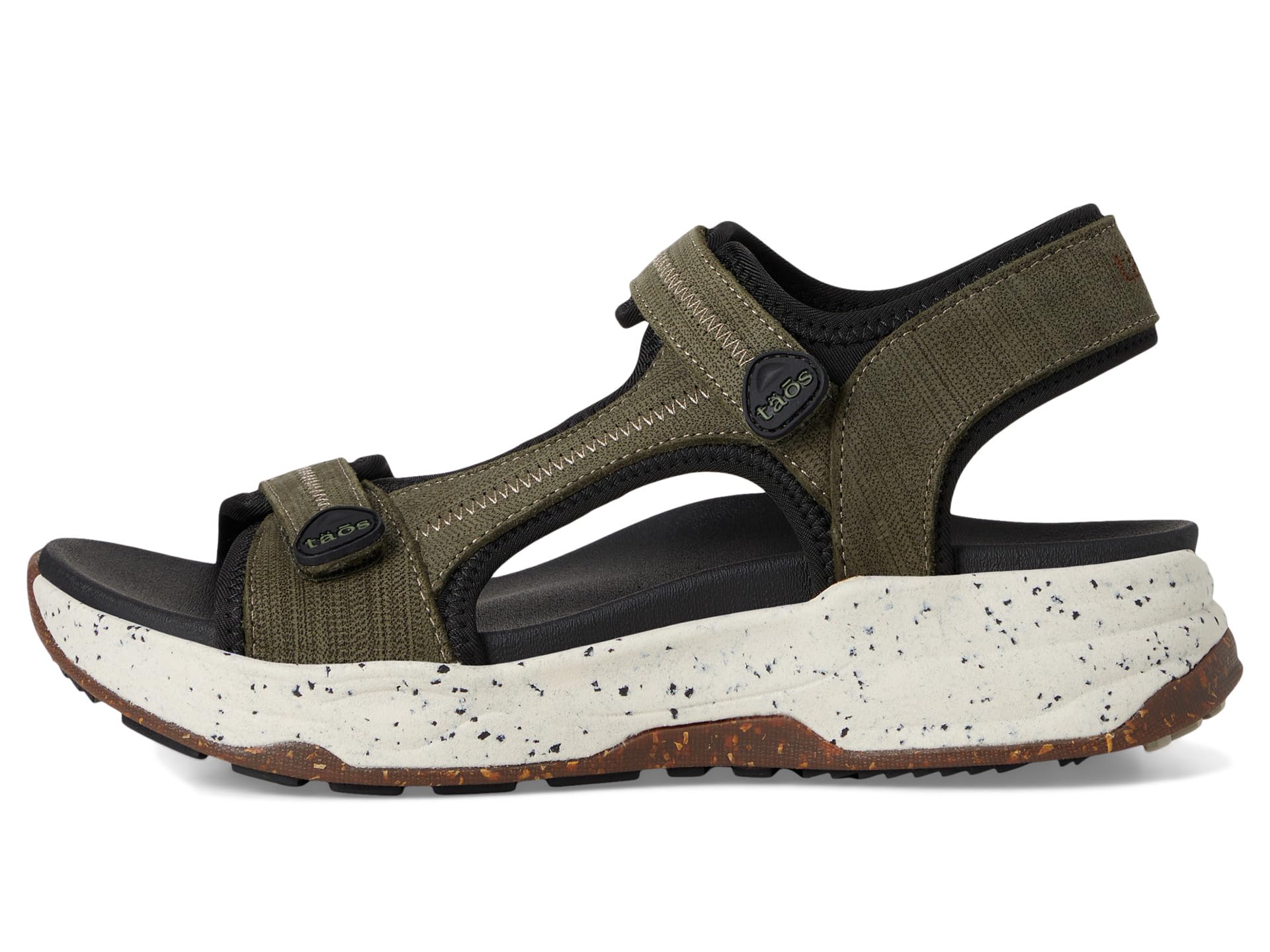 Сандалии Taos Footwear Super Side, цвет Olive Emboss — фото 4