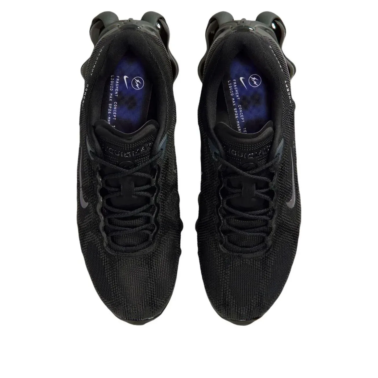 Кроссовки Nike x Fragment Air Liquid Max 'Black' — фото 3
